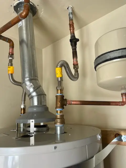 Water heater installation and plumbing repair in Coverdale